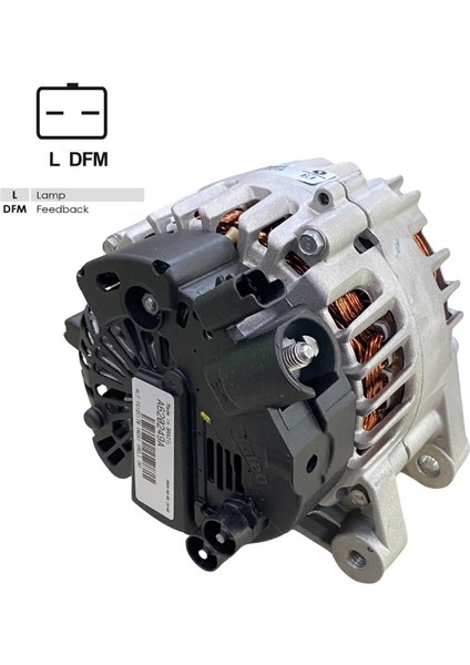 12V Alternatör Dinamo 120 A (L-Dfm) (4 Ayak) Cıtroen Berlıngo-Fıat Fıorıno-Peugeot Bıpper modelleri