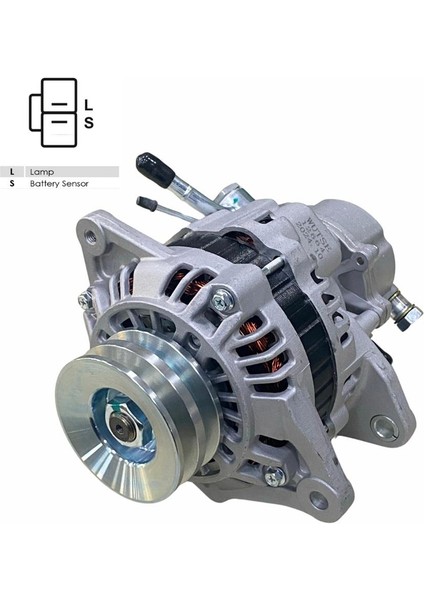 12V Alternatör Dinamo 65 A Vakumlu (L-S) (10 mm Saplama) Hyundaı H100-MITSUBISHI L200/L300