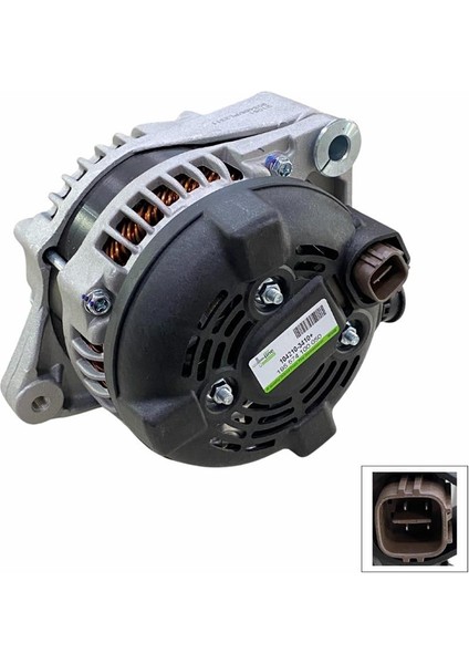 12V Alternatör Dinamo 100 A (Soketli 4 Fişli) (S-Ig-Fr-L) Toyota Hılux 2.5 D-4d modelleri