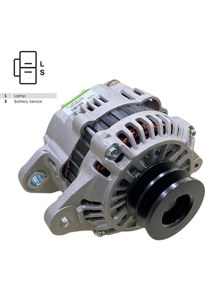 12V ALTERNATÖR DİNAMO MITSUBISHI TİPİ 90 A (L-S) (VAKUMSUZ) MAZDA PICK-UP-MITSUBISHI CANTER/PAJERO
