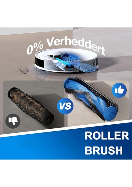 Ecovacs Deebot N20 Plus /N20 /N20 Pro Plus Elektrikli Süpürge Yedek Parçaları Için 13 Adet Silindir Yan Fırça Filtre Paspas Bezi (Yurt Dışından)