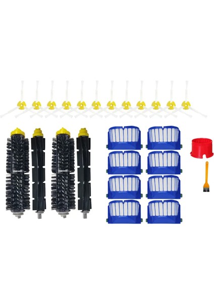 Irobot Roomba Serisi 600 605 614 620 660 630 631 650 651 655 660 671 680 691 692 694 697 698 585 Parça Filtre Fırçası (Yurt Dışından)