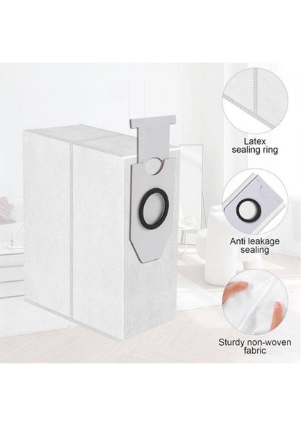 Eureka J12 Ultra/midea V12 Robot Süpürge Için 12 Adet Toz Torbası Yedek Torbası (Yurt Dışından) modelleri