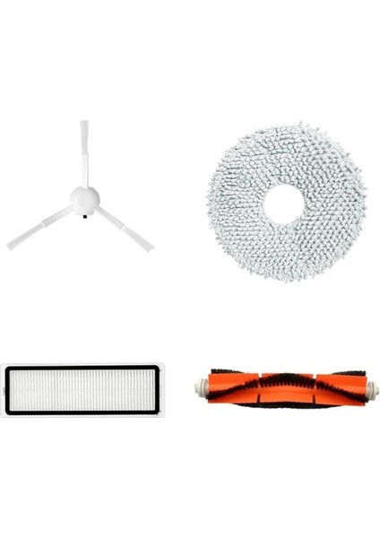 Xiaomi Robot X10+ X10 Plus B101GL Robot Süpürge Ana Yan Fırça Hepa Filtre Paspas Bezi Toz Torbaları Aksesuarları (Yurt Dışından)