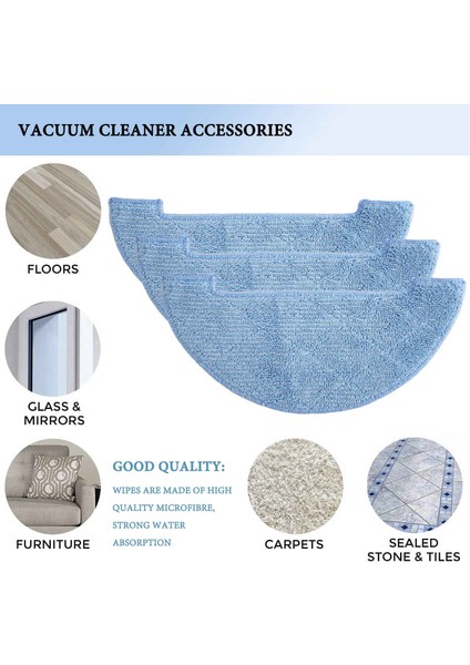 Yedek Filtre Fırçası Silme Yedek Parça Aksesuar Seti Ilıfe V80 V85 Zaco V80 V85 Robot Süpürge Için (Yurt Dışından) modelleri