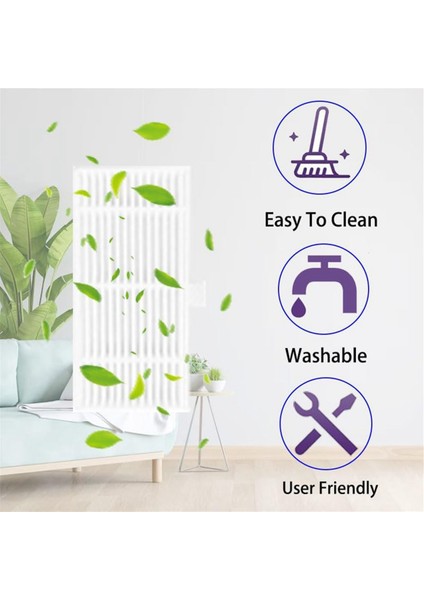 Eufy Omni C20 Robot Süpürge Için Aksesuar Seti Ana Yan Fırça Hepa Filtre Paspas Bezi Toz Torbaları Yedek Parçaları (Yurt Dışından)