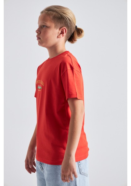 Monte Carlo Country Club Baskılı %100 Pamuk Erkek Oversize Çocuk Tişört indirimleri