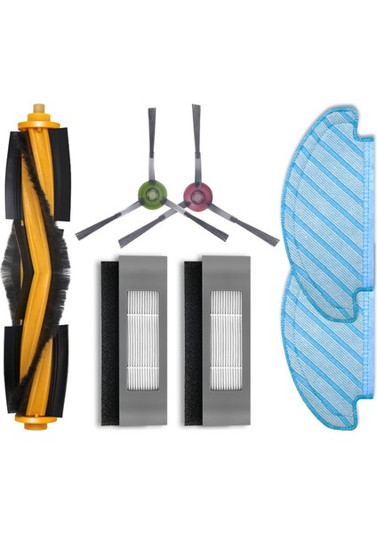 Ecovacs Deebot Ozmo 920 950 T8 T9 Yeedi 2 Hybrid Vac Hepa Filtre Ana Yan Fırça Paspas Parçaları (Yurt Dışından)
