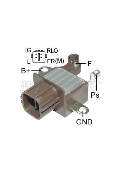 12V Alternatör Konjektör Denso Tipi 100 A (4 Fiş) ( Ig-L-Rlo-Fr-(M) ) Toyota