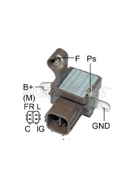 12V Alternatör Konjektör Denso Tipi (4 Fiş Dik Soketli) (C-M-L-Ig) Honda