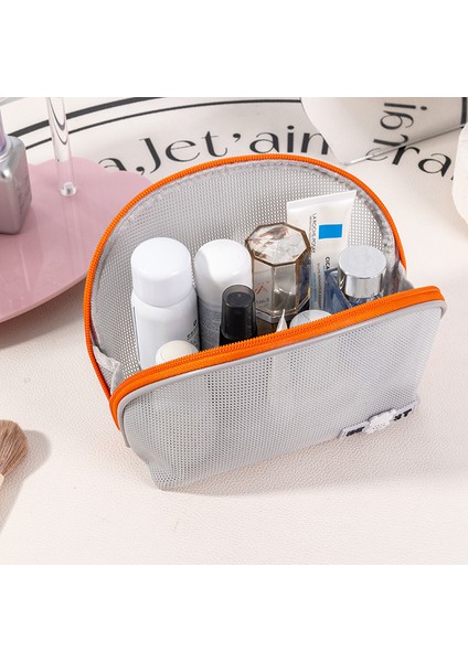 Yarım Daire Kozmetik Çantası File Saklama Çantası (Yurt Dışından) fırsatları