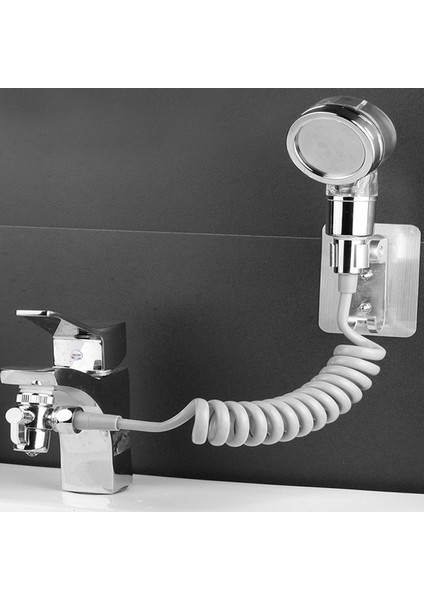 Banyo Musluğu Genişleticisi Harici Duş Lavabo Musluğu Su Bölücü Esnek Küçük Nozul Seti Saç Yıkama Için (Yurt Dışından) modelleri