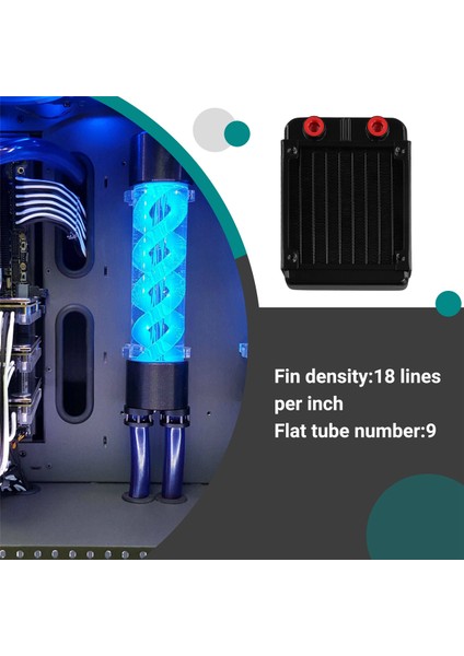 -PY90G G1/4 90MM Alüminyum Isı Radyatörü Pc Cpu Su Soğutmalı Isı Emici Siyah (Yurt Dışından) indirimleri