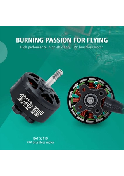Surpasshobby Bat 3110 Fırçasız Motor 800KV Drone Fpv Yarış Parçaları Dıy Aksesuarları (Yurt Dışından) modelleri