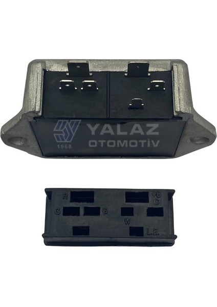 12V Elektronik Konjektör (Soketli 6 Fiş) (Manyetolu) Lombardını Pat Pat Çapa Makinası fiyatları