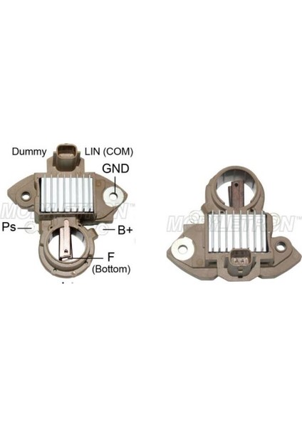 12V Kömürlü Konjektör Mıtsubıshı Tipi (2 Fiş Dik Soketli) (D-Lın) Mercedes-Nıssan-Renault