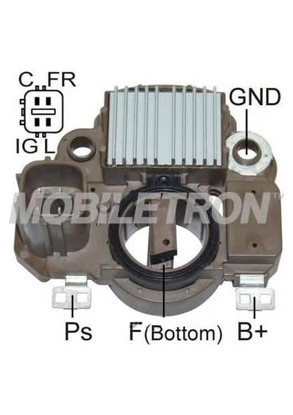 12V Kömürlü Konjektör (4 Fiş Soketli ) (C-Fr-Ig-L) Honda Cıty/cıvıc/jazz