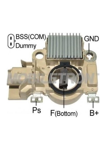 12V Kömürlü Konjektör Mıtsubıshı Tipi (Com) Cıtroen C3/c4/berlıngo-Peugeot 207