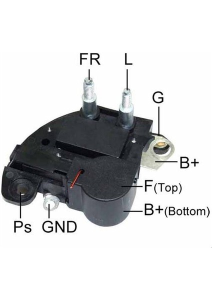 12V Kömürlü Konjektör Marellı-Denso Tipi (2 Cıvatalı Uzun) (Fr-L)