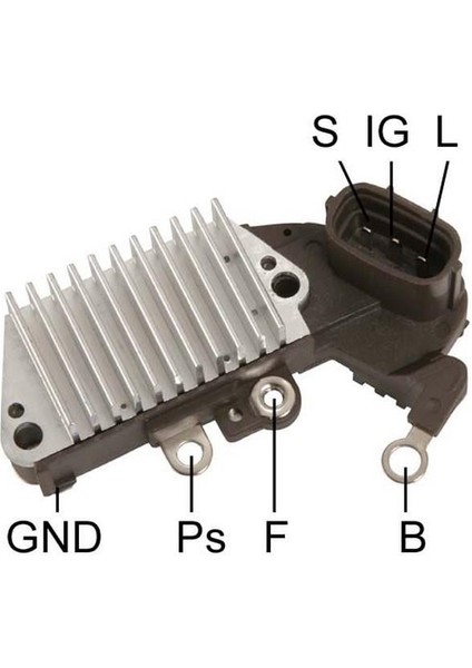 12V Alternatör Konjektör Nıppon Denso (3 Fiş Oval Soket) (S Ig L) Taıwan Toyota