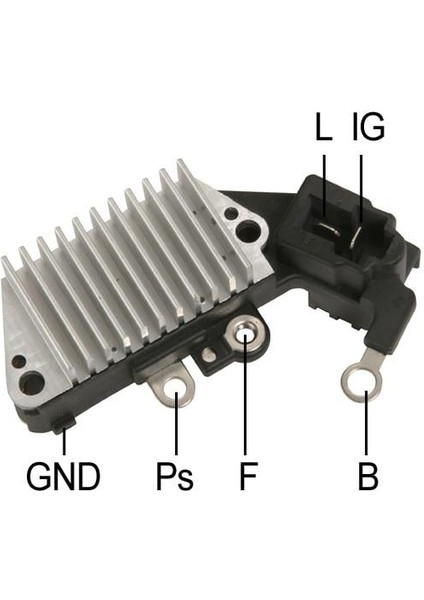12V Alternatör Konjektör (2 Fiş) (L-Ig) Daıhatsu Charade-Komatsu Forklift-Toyota Forklift