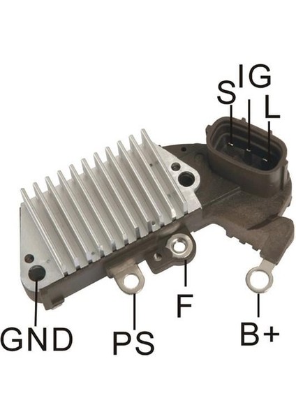 12V Alternatör Konjektör Nıppon Denso (3 Fiş Oval Soket) (S Ig L) Taıwan Toyota