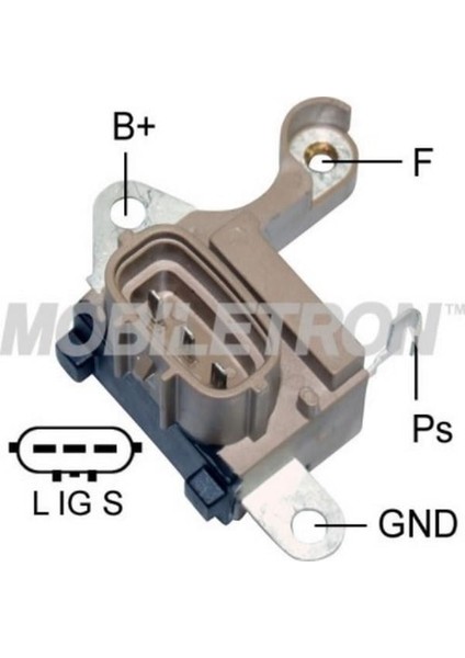 12V Alternatör Konjektör Denso Tipi Oval Dik Soket (3 Fiş) (S-Ig-L) Toyota