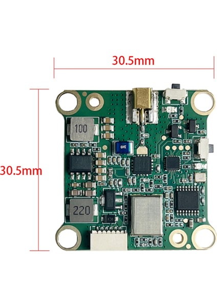 1.2g 1.3g 3W Vtx Yüksek Güç 3000MW 9 Kanallı Fpv Verici Pal/ntsc Rc Dıy Drone Için (Yurt Dışından)