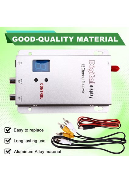 Fpv 1.2g 1.3g Vrx Alıcı Kiti 12CH Dijital Ekran Uzun Menzilli Iha Rc Modeli Için (Yurt Dışından) fırsatları