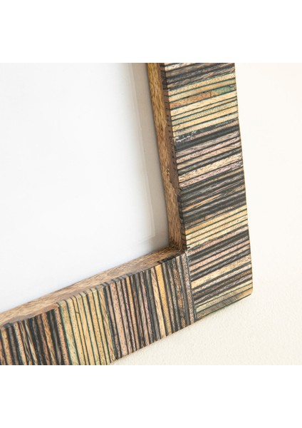 Sanian Fotoğraf Çerçevesi 18X23 cm Natural-Lacivert fırsatları