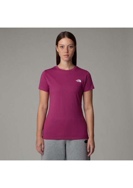 The Northfacew Ss Sd Slım Tee Kadın Tişört NF0A87NH6EO1