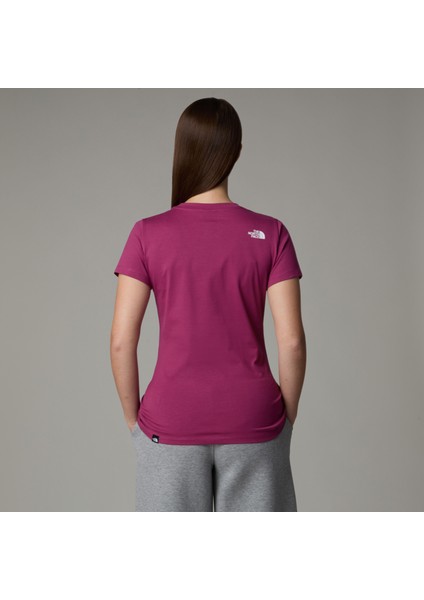 The Northfacew Ss Sd Slım Tee Kadın Tişört NF0A87NH6EO1 fiyatları