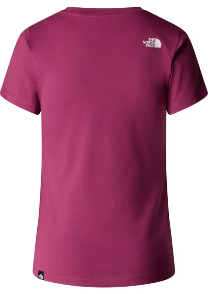 The Northfacew Ss Sd Slım Tee Kadın Tişört NF0A87NH6EO1 indirimleri
