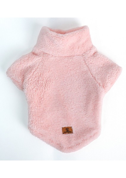 Köpek Kıyafeti Büyük Irk Pembe Boğazlı Wellsoft Sweat