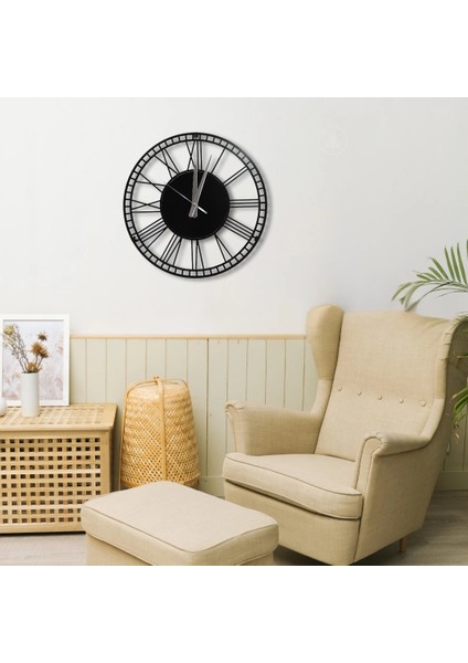 Modern Tasarım Elektrostatik Boyalı Metal Duvar Saati - 40 cm modelleri