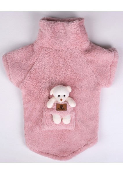 Köpek Kıyafeti Sweat Boğazlı Wellsoft Ayıcık Detaylı