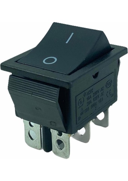 Işıksız Geniş Anahtar On-Off 6p Yaylı 6 Bacak Açma Kapama Anahtarı (IC-109A) (4172)
