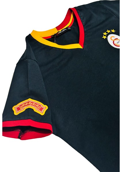 Lisanslı Siyah Basic Çocuk T-Shirt