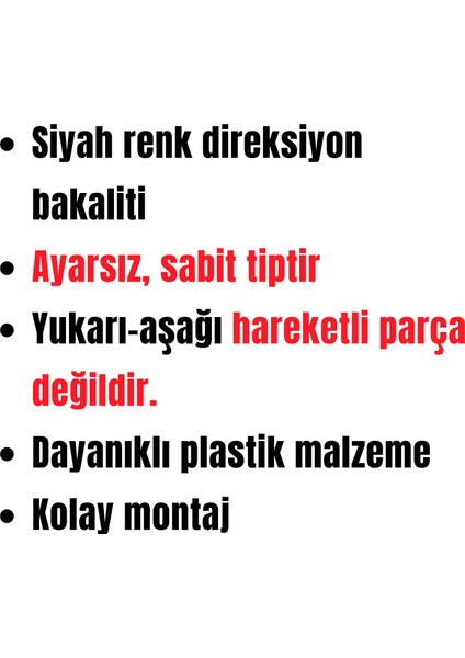 Vectra B Direksiyon Bakaliti (Ayarsız – Sabit Tip) 90495545