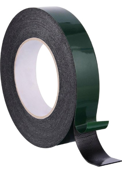 Çift Taraflı Köpük Sünger Bant Eva Montaj Bandı Siyah 30 mm x 10 Metre 1 Adet