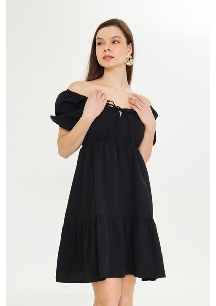 Beli Lastikli Buzgulu Poplin Elbise fiyatları