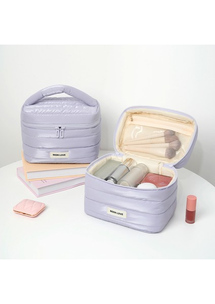 Taşınabilir Kozmetik Çantası Büyük Kapasiteli Seyahat Kozmetik Saklama Çantası (Yurt Dışından) indirimleri