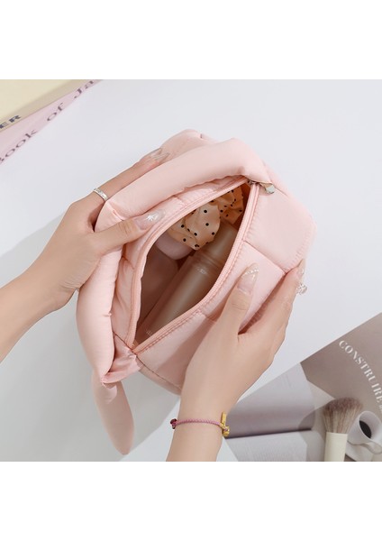 Kadın Çantası Şeker Rengi Pamuk Dolgulu Kozmetik Saklama Çantası (Yurt Dışından) fiyatları
