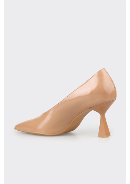 Naturel Deri Kadın Stiletto modelleri