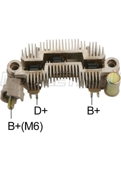 DİYOT TABLASI TARAK 90 MM 6 DİYOT (M6 SOL YAN CIVATA) (İKAZ DİYOTLU) KIA RIO/SEPHIA/SPECTRA