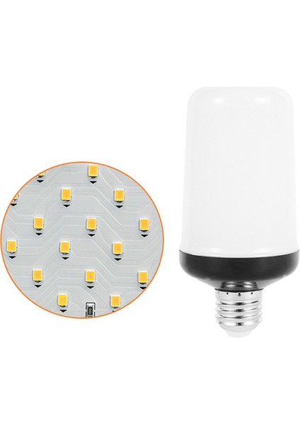 4 Adet LED Alev Ampulleri 4 Modlu Titreyen E27 Tabanlı Ateş Ampulü Noel Partisi Veranda Ev Dekoru Için (Yurt Dışından)