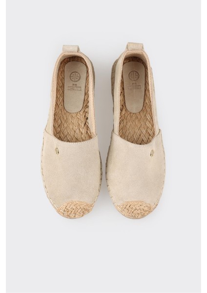 Bej Deri Kadın Espadril fırsatları