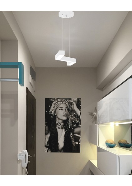 Gabbiano (Beyaz Kasa, Doğal Beyaz) Ledli Modern Sarkıt LED Avize fiyatları