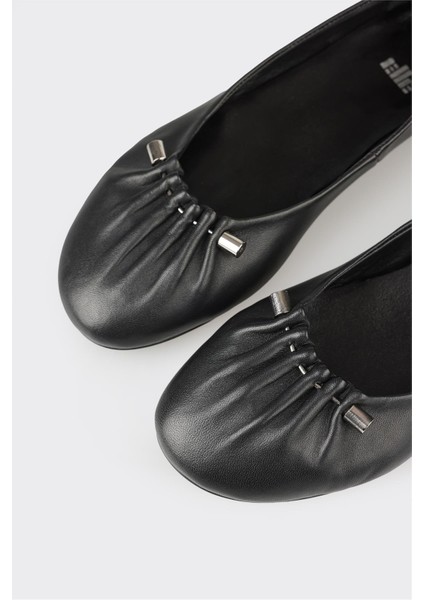 Siyah Deri Kadın Günlük Ayakkabı indirimleri