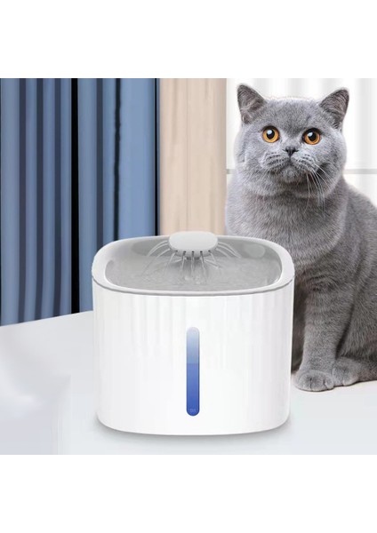 Kedi Su Çeşmesi Otomatik 3l Köpek Pet Pompası LED Göstergeli (Yurt Dışından)